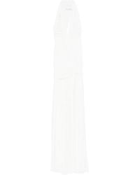 Christopher Esber - Orion V-Neck Pleated Maxi Dress - Lyst