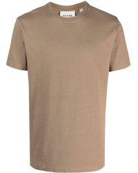 FRAME - Round-neck Short-sleeve T-shirt - Lyst