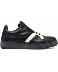 Human Recreational Services - Two-Tone Leather Sneakers - Lyst