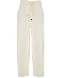 Elisabetta Franchi - Pants With Elasticated Waist - Lyst