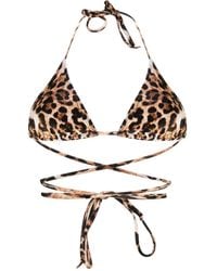 Vetements - Top Bikini Con Stampa - Lyst