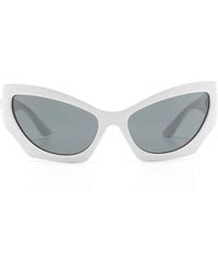 Versace - Medusa Shield Sunglasses - Women's - Acetate/acrylic - Lyst