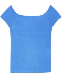 Bompard - Geribbelde Top - Lyst