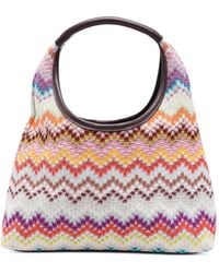 Missoni - Raschel Zigzag-Pattern Tote Bag - Lyst