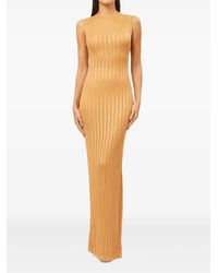 LA GALPA - Geripptes Maxikleid - Lyst
