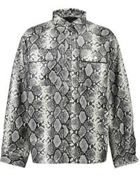 BREATH - Python-Print Pocket Shirt - Lyst