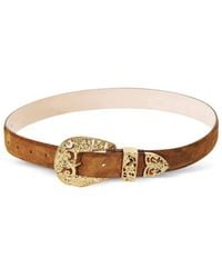 DEHANCHE - Ceinture Versailles En Daim - Lyst