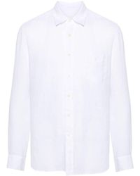 120% Lino - Linen Buttoned Shirt - Lyst