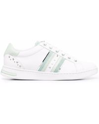 Geox Jaysen Sneaker in White/ Rose Gold (Natural) | Lyst