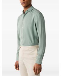 Hackett - Chemise Teinte En Pièce En Coton Texturé - Lyst