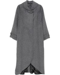 Emporio Armani - Cappotto A Collo Alto - Lyst