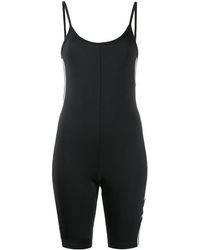 adidas Signature Stripe Cycling Suit - Black