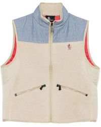 Moncler - Teddy & Chambray Gilet - Lyst