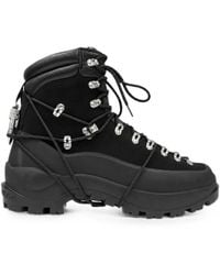 HELIOT EMIL - Carabiner-Detail Lace-Up Boots - Lyst