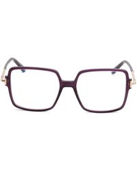 Tom Ford - Brille Mit Eckigem Gestell - Lyst