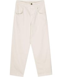 Eleventy - Cropped Tapered Jeans - Lyst