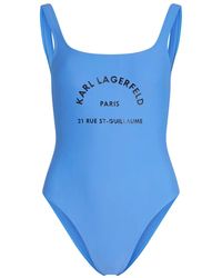 Karl Lagerfeld - Rue St-Guillaume Badpak Met Print - Lyst