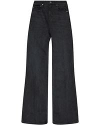 Ami Paris - Cotton Wide-Leg Jeans - Lyst