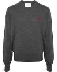 Ami Paris - 'Merino Wool Sweater - Lyst