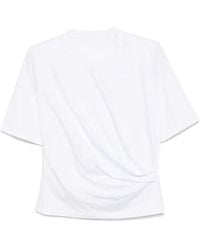 JNBY - Pleated T-Shirt - Lyst