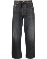 Golden Goose - Cropped-Jeans Mit Logo-Patch - Lyst