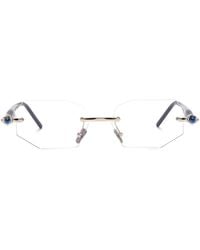 Kuboraum - Rahmenlose Brille - Lyst
