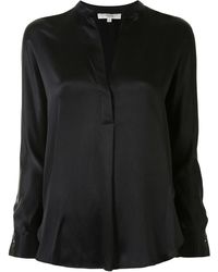 Vince - Blusa Con Scollo A V - Lyst