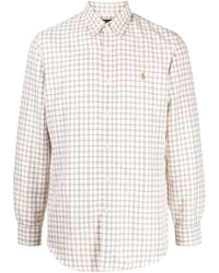Polo Ralph Lauren - Check-patterned Long-sleeve Shirt - Lyst