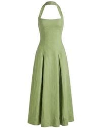 Nicholas - Elizabeth Halterneck Midi Dress - Lyst