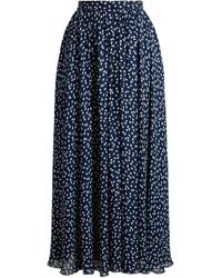 Ralph Lauren - Rebekah Geometric-Print Midi Skirt - Lyst