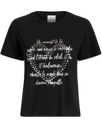 Cinq À Sept - Camiseta con apliques - Lyst
