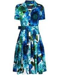 Samantha Sung - Audrey Floral-Print Dress - Lyst