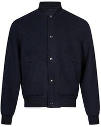 Canali - Chaqueta Bómber Reversible - Lyst