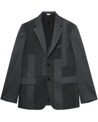 Comme des Garçons - Pinstripe Patchwork Jacket - Lyst