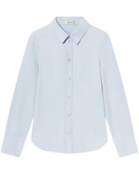 FRAME - Suede Long-Sleeve Shirt - Lyst