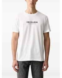 Trussardi - Logo-Print T-Shirt - Lyst