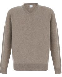 Aspesi - Pull En Maille À Col V - Lyst
