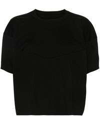 Sacai - T-Shirt mit Puffärmeln - Lyst