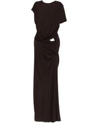 Christopher Esber - Maxi-Jurk Met Gedraaid Detail En Uitgesneden Details - Lyst