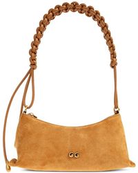Cult Gaia - Osa Braided-Handle Suede Shoulder Bag - Lyst