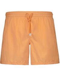 Fedeli - Short De Bain Madeira À Détail Mousqueton - Lyst