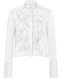 Twp - Ruffled Patti Blouse - Lyst