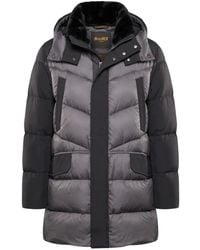 Moorer - Albert-Shk Fur-Trimmed Hooded Padded Coat - Lyst