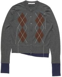 Acne Studios - Double Layer Cardigan - Lyst