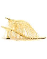 Proenza Schouler - 60Mm Tee Thong Feather Sandals - Lyst