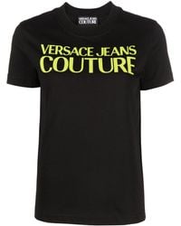 Versace - Logo Print Short-sleeve T-shirt - Lyst