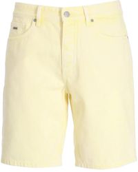 BOSS - ミッドライズ デニムショーツ - Lyst