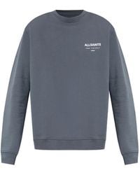 AllSaints - Underground Printed Sweatshirt - Lyst