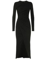 Michael Kors - Long-Sleeve Round-Neck Maxi Dress - Lyst