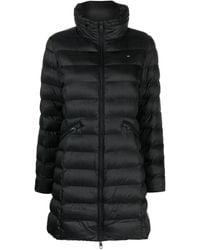 Tommy Hilfiger - Funnel-Neck Zip-Up Puffer Coat - Lyst